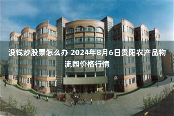 没钱炒股票怎么办 2024年8月6日贵阳农产品物流园价格行情