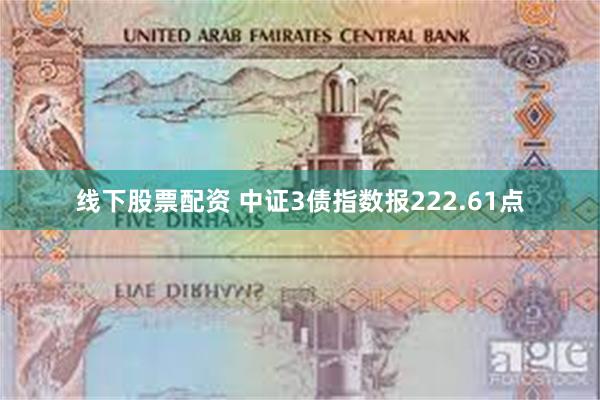 线下股票配资 中证3债指数报222.61点