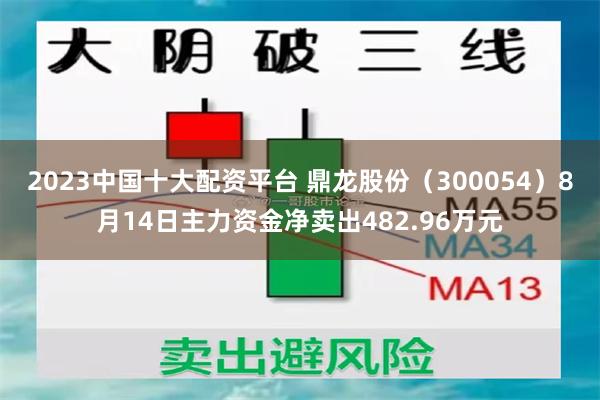 2023中国十大配资平台 鼎龙股份（300054）8月14日主力资金净卖出482.96万元