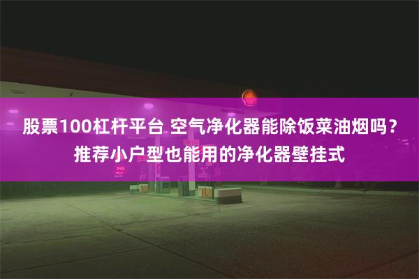 股票100杠杆平台 空气净化器能除饭菜油烟吗？推荐小户型也能用的净化器壁挂式