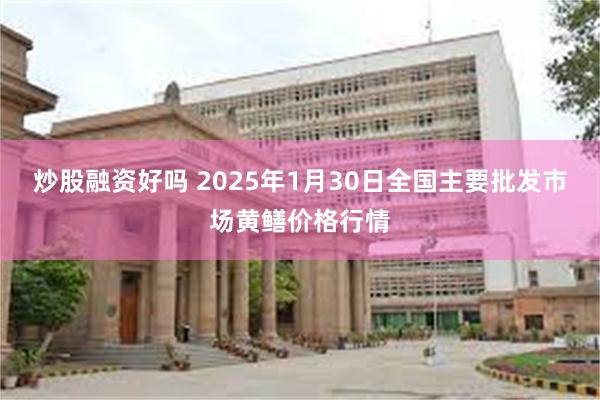 炒股融资好吗 2025年1月30日全国主要批发市场黄鳝价格行情