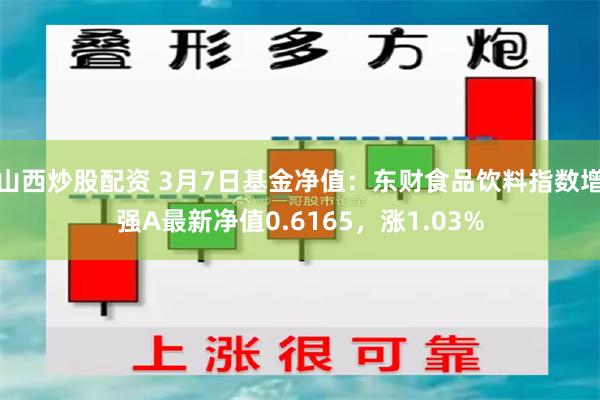 山西炒股配资 3月7日基金净值：东财食品饮料指数增强A最新净值0.6165，涨1.03%